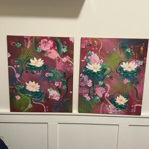 Hand Painted Abstract Art